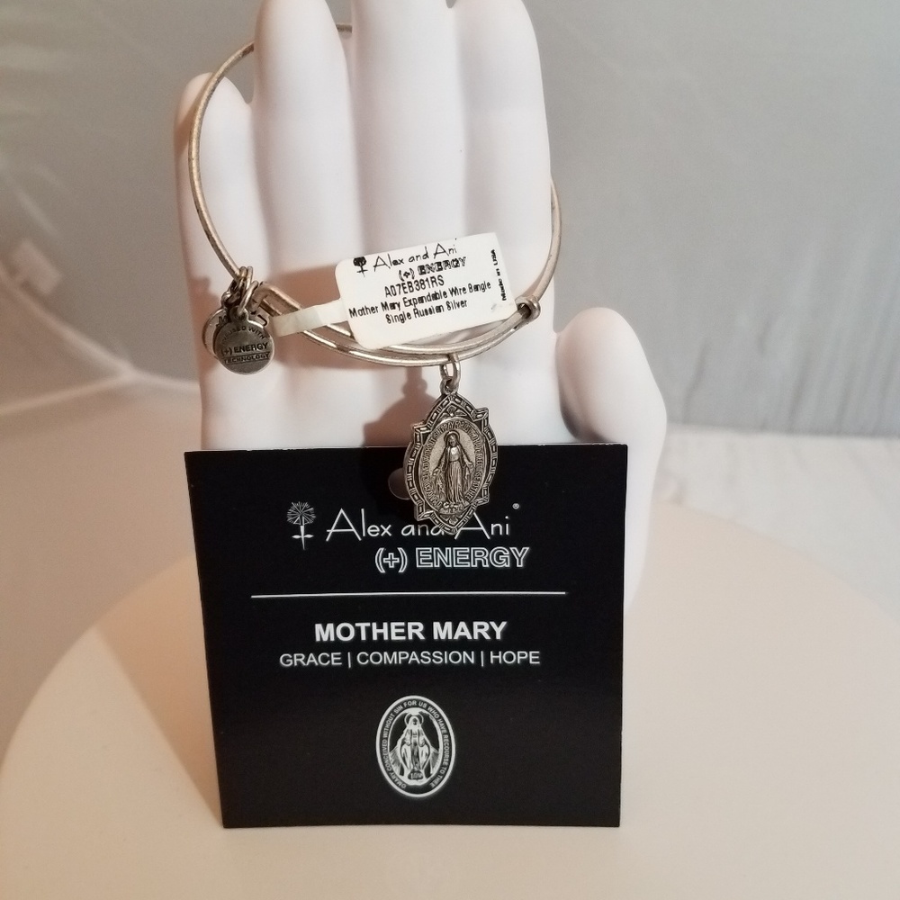 Alex and Ani Mother Mary Miraculous bangle